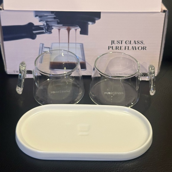 New! Pure Over Espresso Cup Set / New in Box - Picture 15 of 16
